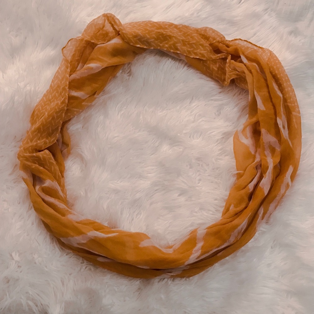 Yellow Infinity Scarf - Picture 3 of 4